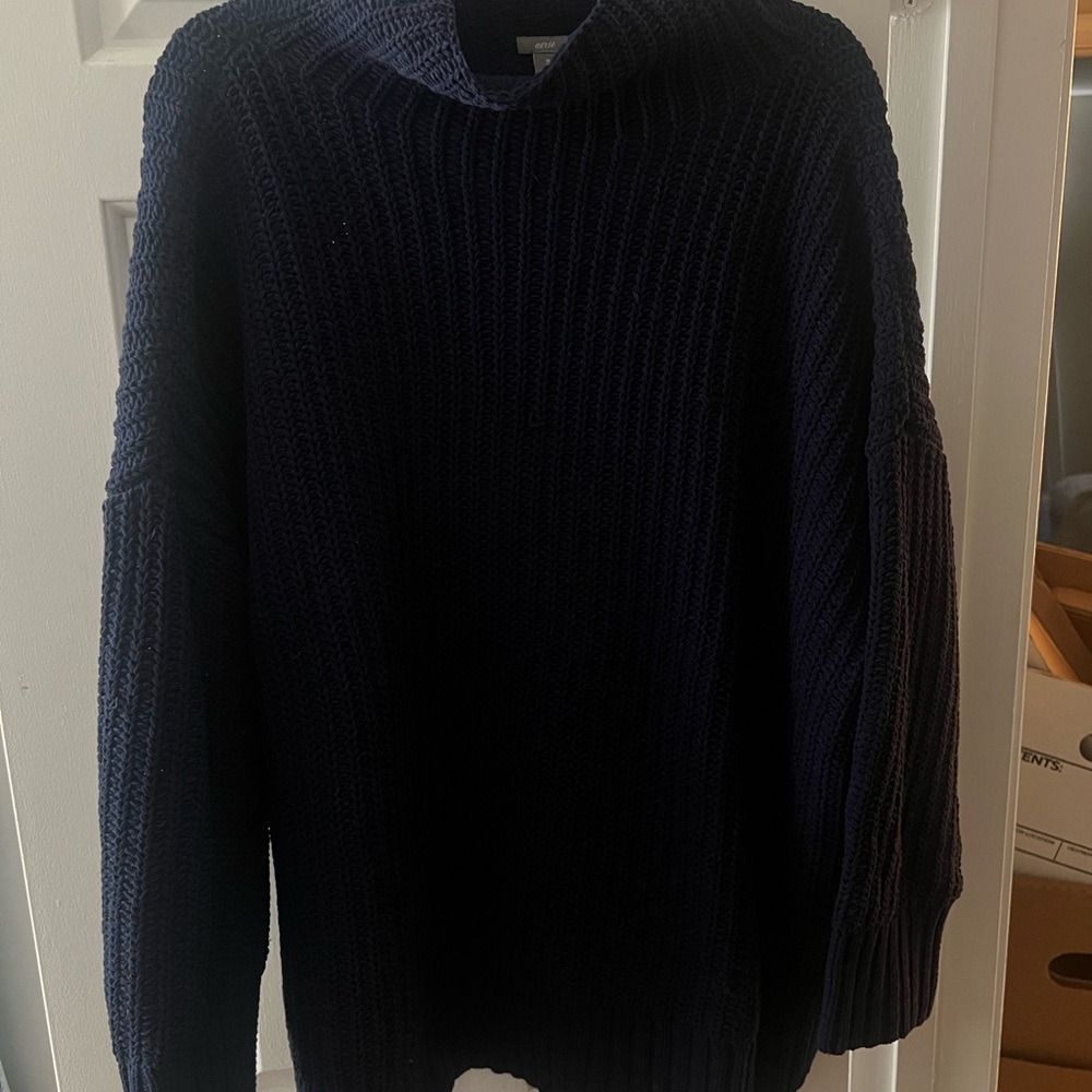 Aerie Women’s Deep Blue Turtleneck Sweater